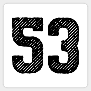 Fifty Three 53 Sticker